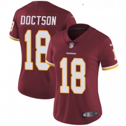 Womens Nike Washington Redskins 18 Josh Doctson Elite Burgundy Red Team Color NFL Jersey