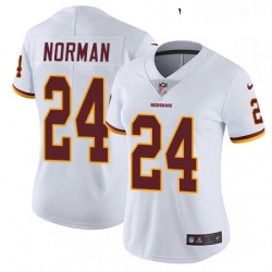 Womens Nike Washington Redskins 24 Josh Norman White Vapor Untouchable Limited Player NFL Jersey