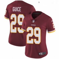 Womens Nike Washington Redskins 29 Derrius Guice Burgundy Red Team Color Vapor Untouchable Elite Player NFL Jersey