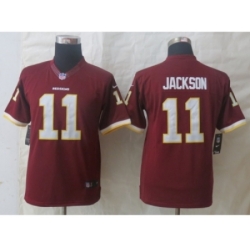 Nike Youth Washington Red Skins #11 Jackson Red Jerseys