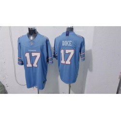 Men Tennessee Titans  17 Chimere Dike Light Blue 2026 F U S E  Vapor Limited Stitched Football Jersey