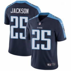 Mens Nike Tennessee Titans 25 Adoree Jackson Navy Blue Alternate Vapor Untouchable Limited Player NFL Jersey