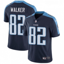 Mens Nike Tennessee Titans 82 Delanie Walker Navy Blue Alternate Vapor Untouchable Limited Player NFL Jersey