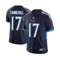 Mens Tennessee Titans 17 Ryan Tannehill Navy Blue Team Color Vapor Untouchable Limited Player Football Jersey