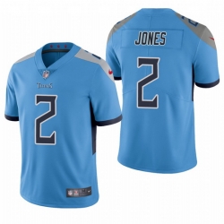 Nike Tennessee Titans 2 Julio Jones Light Blue Alternate Men Stitched NFL Vapor Untouchable Limited Jersey