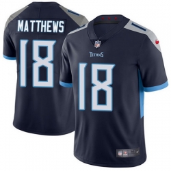 Nike Titans #18 Rishard Matthews Navy Blue Alternate Mens Stitched NFL Vapor Untouchable Limited Jersey