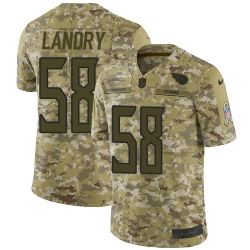 Nike Titans #58 Harold Landry Camo Men Stitched NFL Limited 2018 Salute To Service Jersey