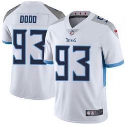 Nike Titans #93 Kevin Dodd White Mens Stitched NFL Vapor Untouchable Limited Jersey