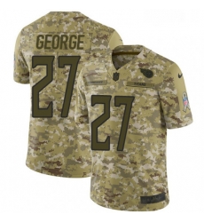 Youth Nike Tennessee Titans 27 Eddie George Limited Camo 2018 Salute to Service NFL Jersey