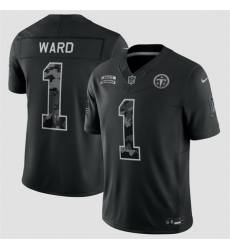 Youth Tennessee Titans 1 Cameron Ward Black 2026 Salute to Service Limited Stitched Football Jersey Youth Tennessee Titans 1 Cameron Ward Black 2026 Salute to Service Limited Stitched Football Jersey
