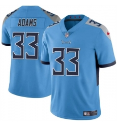 Youth Tennessee Titans 33 Jamel Adams Blue Vapor Limited Stitched Football Jersey