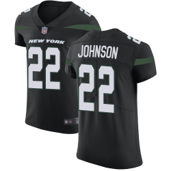 Jets #22 Trumaine Johnson Black Alternate Men Stitched Football Vapor Untouchable Elite Jersey