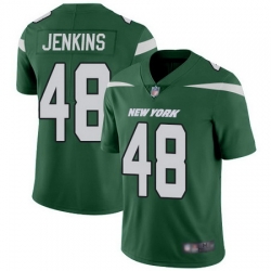 Jets #48 Jordan Jenkins Green Team Color Men Stitched Football Vapor Untouchable Limited Jersey