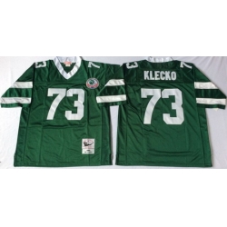 Jets 73 Joe Klecko Green Throwback Jersey