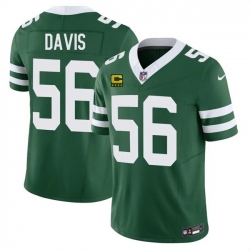 Men New York Jets  56 Demario Davis Green 2025 F U S E  4 Star C Patch Vapor Untouchable Limited Stitched Jersey
