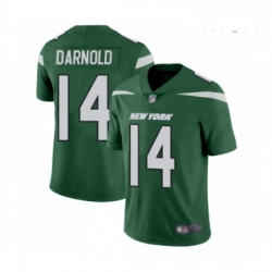 Mens New York Jets 14 Sam Darnold Green Team Color Vapor Untouchable Limited Player Football Jersey