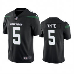 Men's New York Jets #5 Mike White Black Vapor Untouchable Limited Stitched Jersey