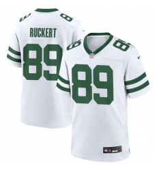 Mens New York Jets 89 Jeremy Ruckert White 2026 Draft F U S E Vapor Untouchable Limited Stitched Jersey