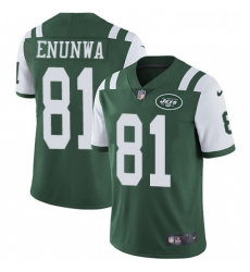 Mens Nike New York Jets 81 Quincy Enunwa Green Team Color Vapor Untouchable Limited Player NFL Jersey