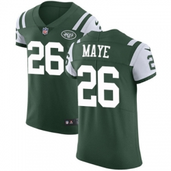 Nike Jets #26 Marcus Maye Green Team Color Mens Stitched NFL Vapor Untouchable Elite Jersey