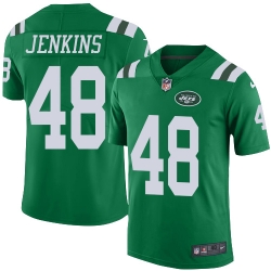 Nike Jets #48 Jordan Jenkins Green Men Stitched NFL Elite Rush Jersey