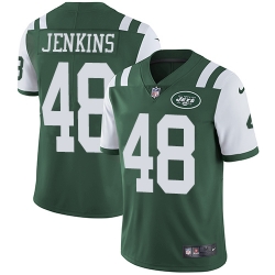 Nike Jets #48 Jordan Jenkins Green Team Color Men Stitched NFL Vapor Untouchable Limited Jersey