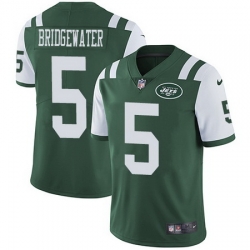 Nike Jets #5 Teddy Bridgewater Green Team Color Mens Stitched NFL Vapor Untouchable Limited Jersey