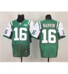 Nike New York Jets 16 Percy Harvin Green Elite NFL Jersey