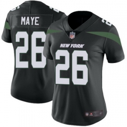 Jets 26 Marcus Maye Black Alternate Womens Stitched Football Vapor Untouchable Limited Jersey