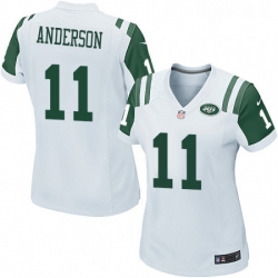 Womens Nike New York Jets 11 Robby Anderson Game White NFL Jersey