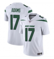 Youth New York Jets 17 Davante Adams White 2024 Vapor Untouchable Limited Stitched Jersey