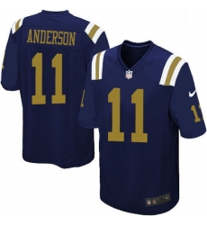 Youth Nike New York Jets 11 Robby Anderson Elite Navy Blue Alternate NFL Jersey