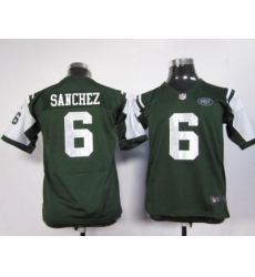 Youth Nike New York Jets 6# Mark Sanchez Green Nike NFL Jerseys