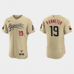 Arizona Diamondbacks 19 Josh Vanmeter Men Nike 2021 City Connect Authentic MLB Jersey Gold