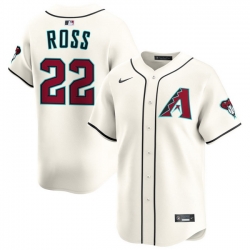 Men Arizona Diamondbacks Nike Home Limited Jersey Cream Ross Joe 22
