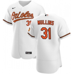 Men Baltimore Orioles 31 Cedric Mullins Alternate White jersey