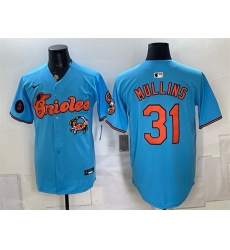 Men Baltimore Orioles 31 Cedric Mullins Blue With Patch Vapor Premier Limited Stitched Baseball Jersey Men Baltimore Orioles 31 Cedric Mullins Blue With Patch Vapor Premier Limited Stitched Baseball Jersey