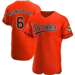 Men Baltimore Orioles 6 Ryan Mountcastle Flexbase Orange Jersey