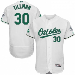 Mens Majestic Baltimore Orioles 30 Chris Tillman White Celtic Flexbase Authentic Collection MLB Jersey