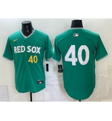 Men Boston Red Sox 40 Willson Contreras Green 2025 City Connect Limited Stitched Baseball Jersey Men Boston Red Sox 40 Willson Contreras Green 2025 City Connect Limited Stitched Baseball Jersey