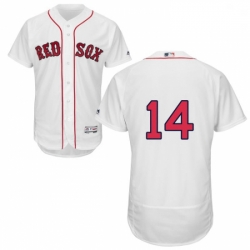 Mens Majestic Boston Red Sox 14 Jim Rice White Home Flex Base Authentic Collection MLB Jersey