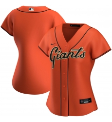 San Francisco New York Giants Nike Women Alternate 2020 MLB Team Jersey Orange