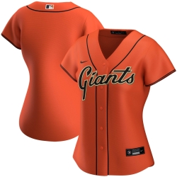 San Francisco New York Giants Nike Women Alternate 2020 MLB Team Jersey Orange