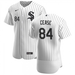 Men Chicago White Sox 84 Dylan Cease Men Nike White Home 2020 Flex Base Player MLB Jersey