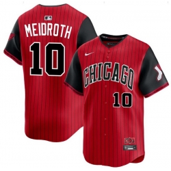 Men Chicago White Sox Chase Meidroth #10 Red Strips City Connection Limited Jersey Nike