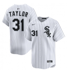 Men Chicago White Sox Nike Home Limited Jersey White Taylor Grant 31