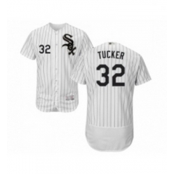 Mens Chicago White Sox 32 Preston Tucker White Home Flex Base Authentic Collection Baseball Jersey