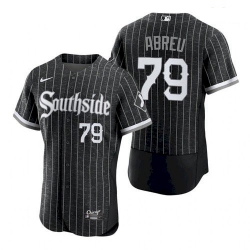 Men's Chicago White Sox Jose Abreu 2021 City Connect Southside Jersey