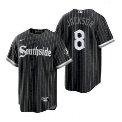 Men's Chicago White Sox Southside Bo Jackson Black 2021 Authentic Jersey