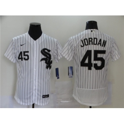 White Sox 45 Michael Jordan White 2020 Nike Flexbase Jersey